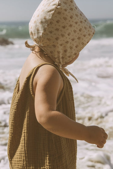 Go Gently Nation Woven Bonnet, Wheat
